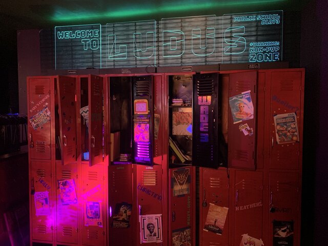 LUDUS lockers at SDCC's Ready Party One