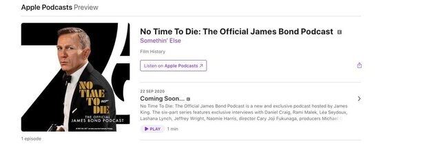James Bond podcast