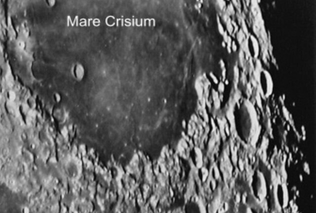 NASA image of Mare Crisium