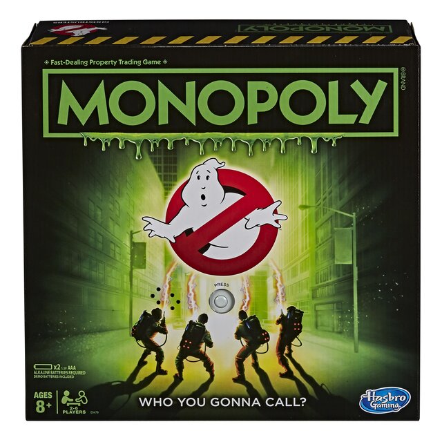 Monopoly Ghostbusters game box