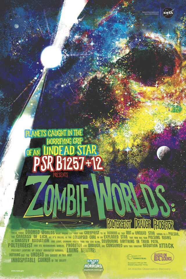 NASA Zombie Worlds poster