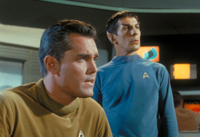 Pike and Spock Star Trek The cage
