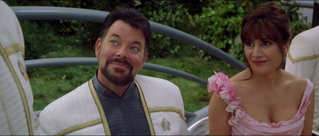 Riker and Troi wedding
