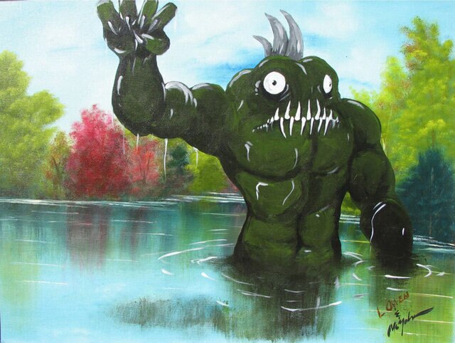 The Swamp Monster by Christopher McMahon