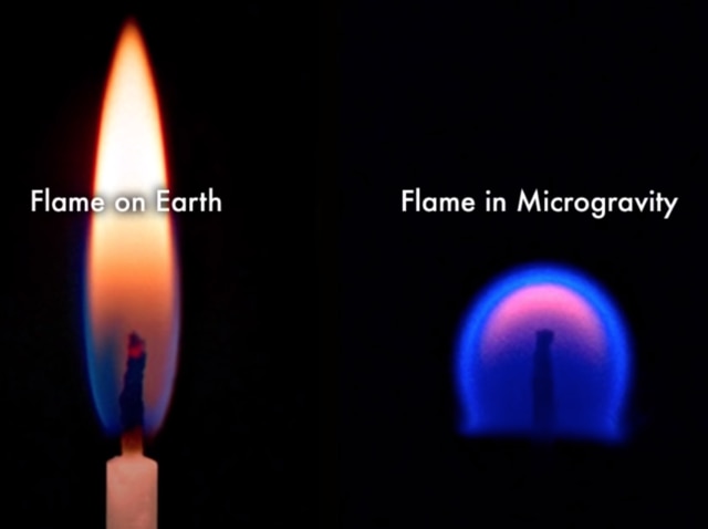 Liz Microgravity Flame