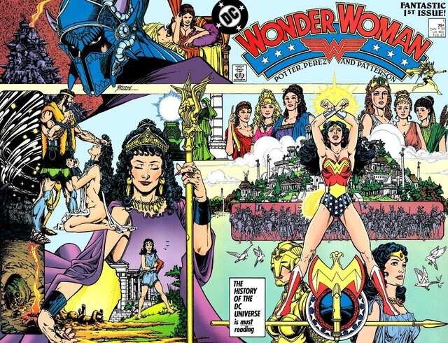 Wonder Woman #1 (1987) - Written by Greg Potter, Art by George Perez