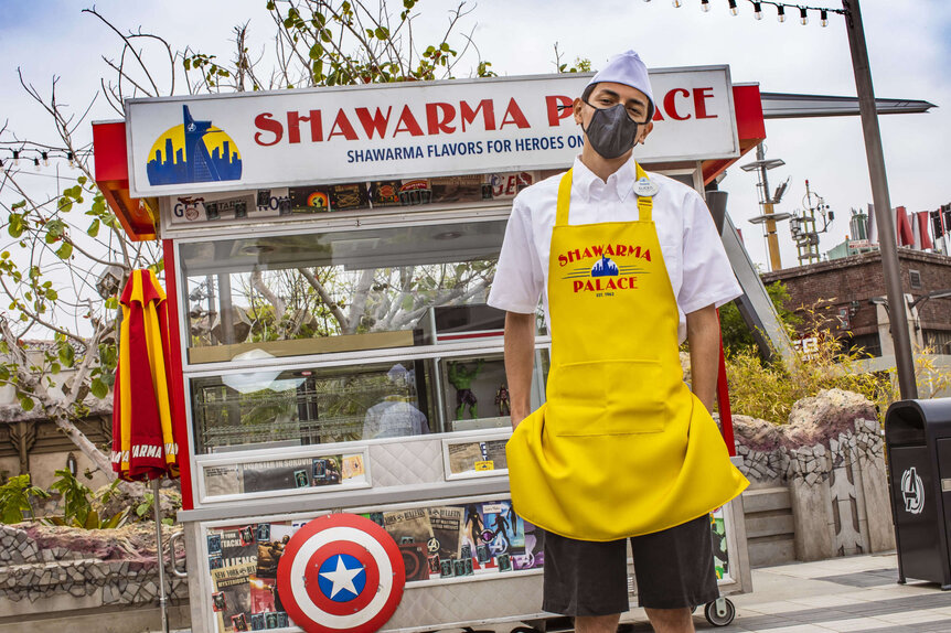 Shawarma Cart at Avengers Campus