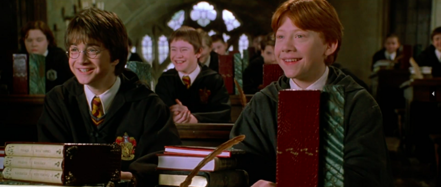 Daniel Radcliffe Rupert Grint Harry Potter and the Chamber of Secrets