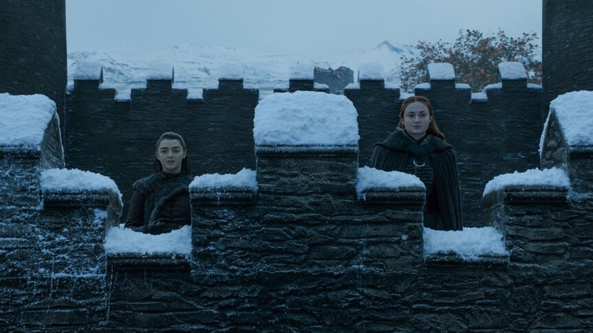 Game of Thrones Season 7 Sansa Stark Arya Stark