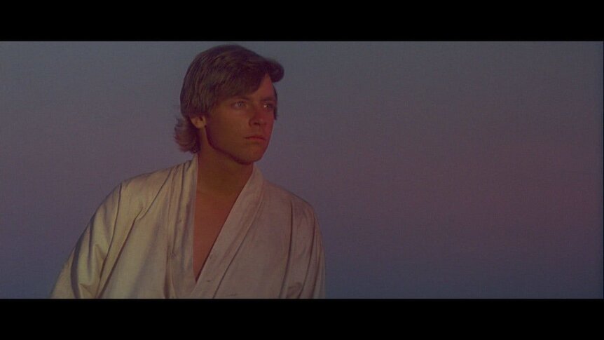 Luke Skywalker in Star Wars A New Hope