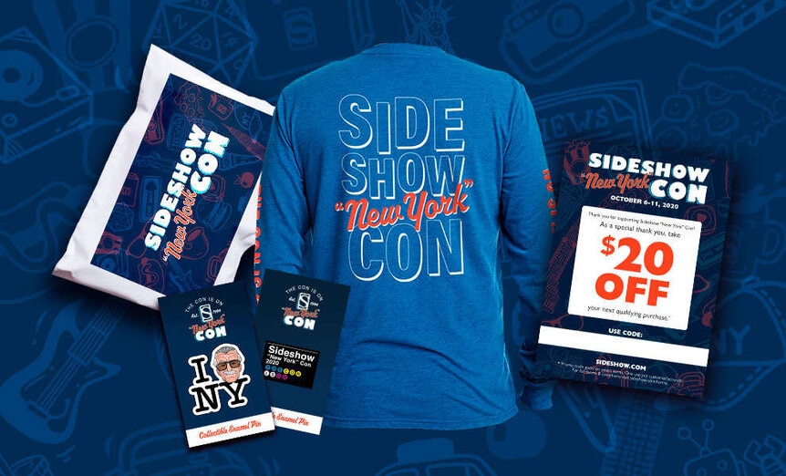Sideshow New York Con 2020 Swag bundle