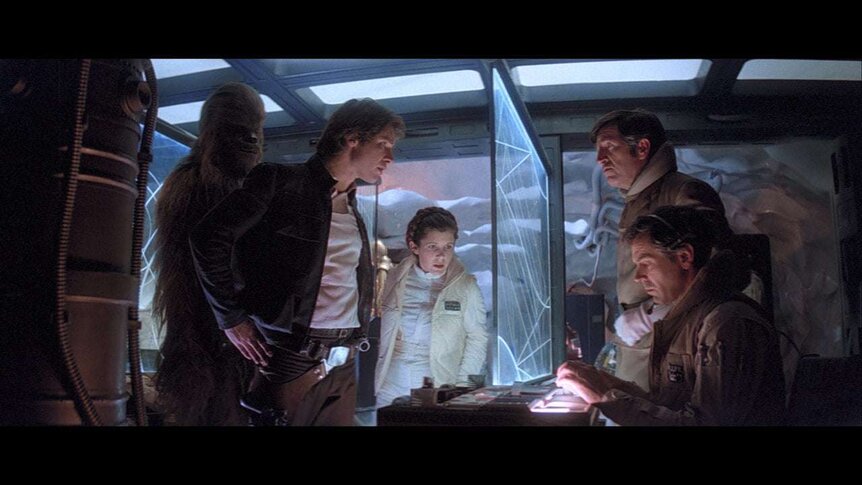 Star Wars The Empire Strikes Back Hoth base scene