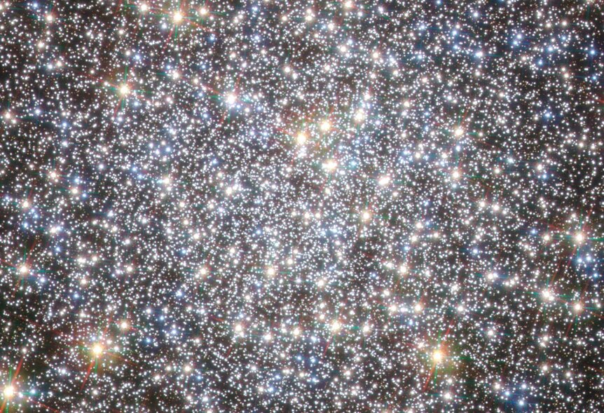 The globular cluster M5's packed core