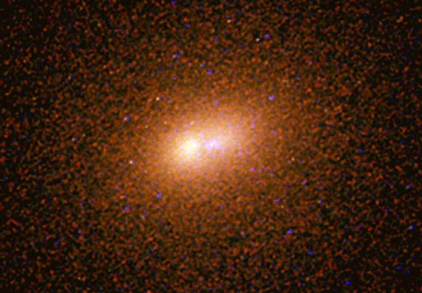 Andromeda galaxy double core seen by Hubble