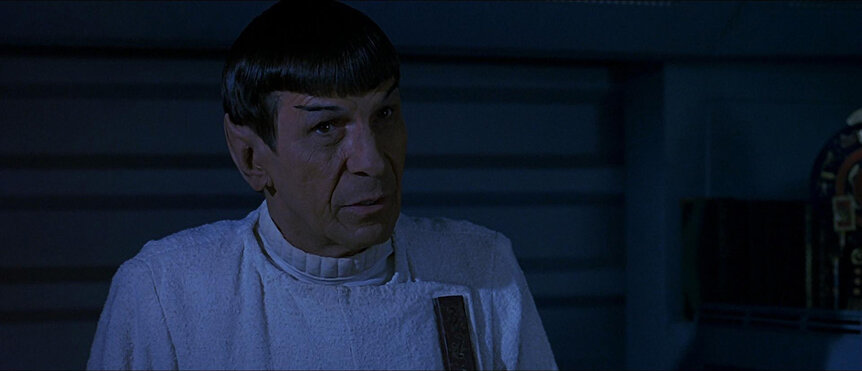 Star Trek 6 Spock In White Robe BLU-RAY SCREENGRAB