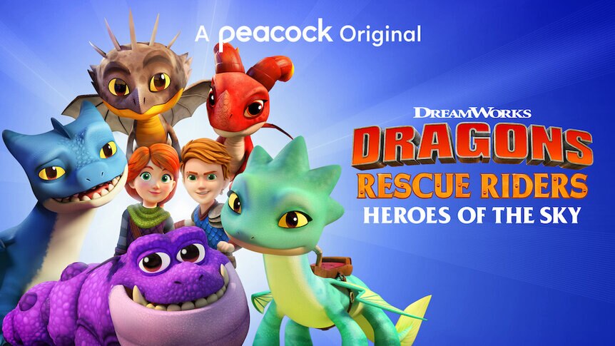 DRAGONS RESCUE RIDERS: HEROES OF THE SKY Key Art PRESS