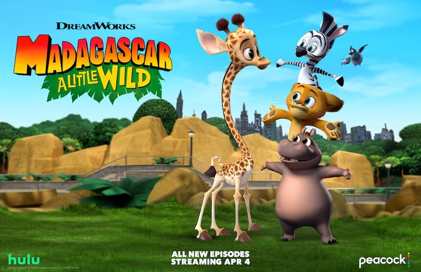 Key Art for Season 7 of Madagascar: A Little Wild
