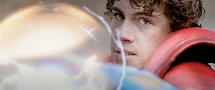 A screengrab from the trailer for Turbo Kid