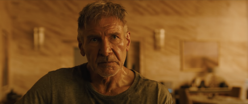 A screengrab for the trailer for BLADE RUNNER 2049