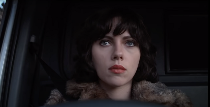 A screengrab for the trailer for Under the Skin  (2014)