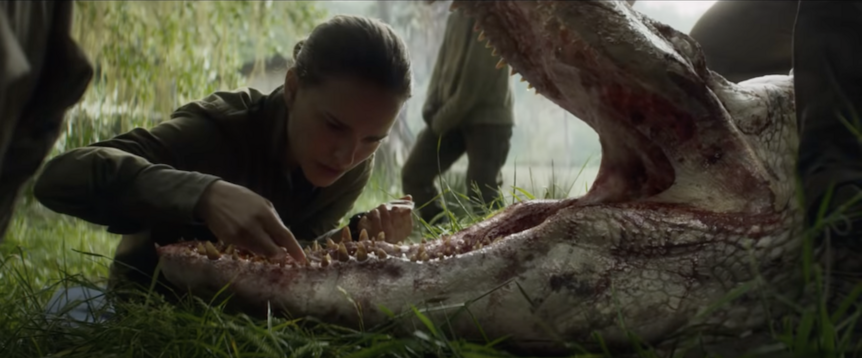A screengrab for the trailer for Annihilation (2018)
