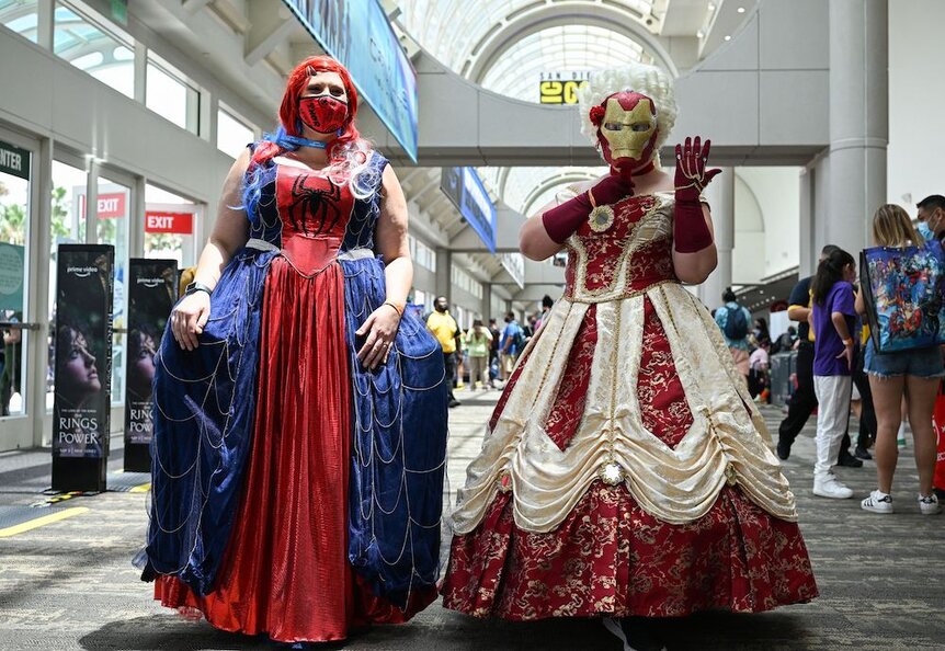 Cosplayers on Day 2 of San Diego Comic-Con 2022