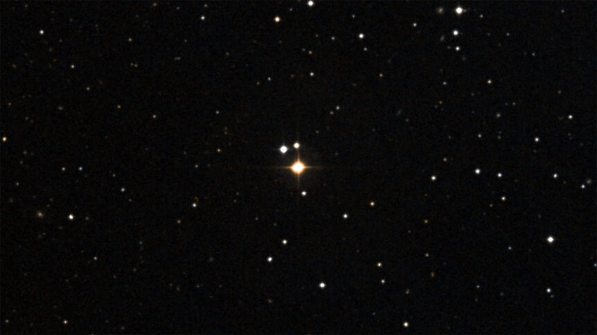 The binary red dwarf system GJ 896