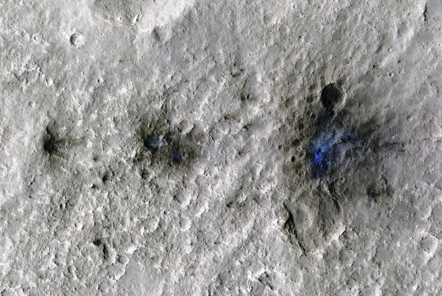 A triple crater