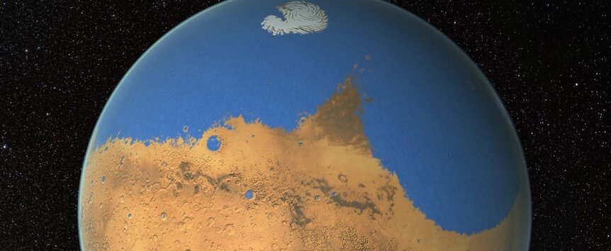 Ancient Mars With Liquid Water