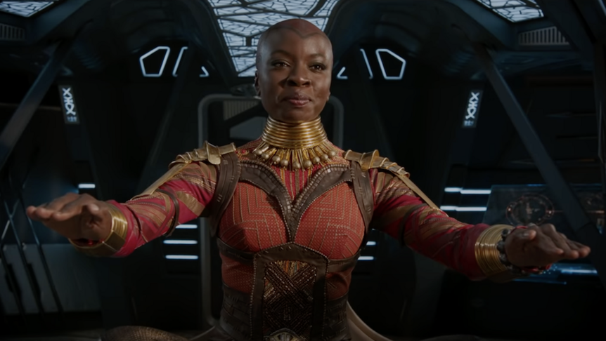 Okoye (Danai Jekesai Gurira) in Black Panther (2018)