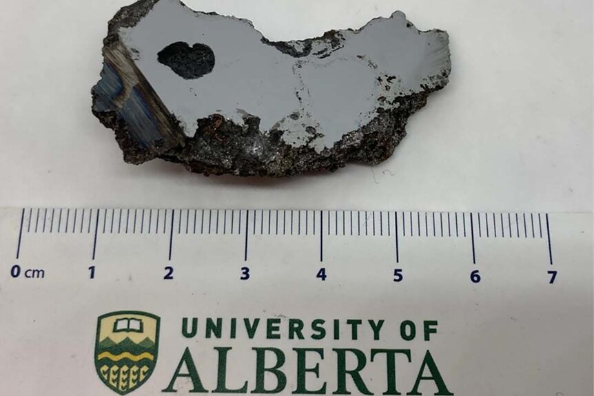 Meteorite research sample