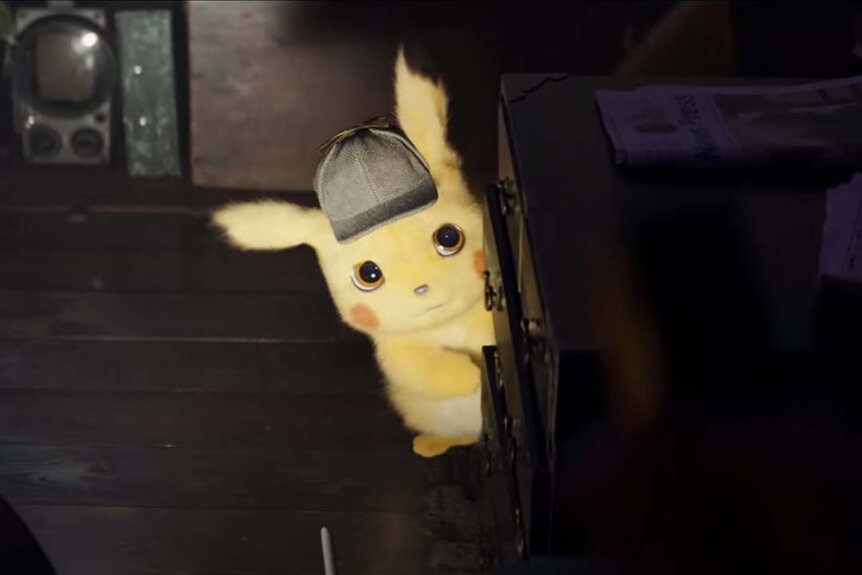 Ryan Reynolds in Pokémon Detective Pikachu (2019)