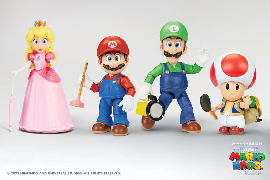 Super Mario Bros. Movie action figures