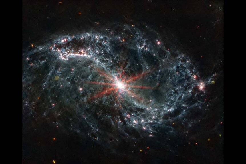 Spiral galaxy NGC 7496