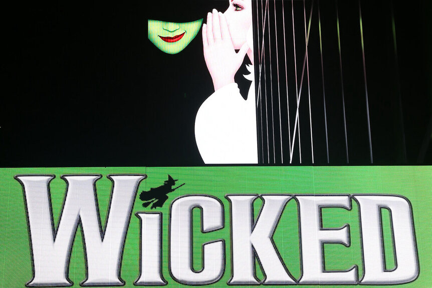 "Wicked" Sign at Gershwin Theater