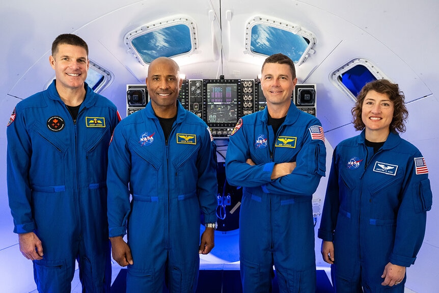 The Artemis II crew