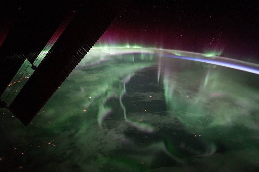 Northern Lights from ISS
