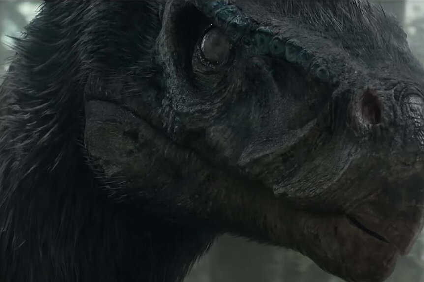 A Therizinosaurus appears in Jurassic World Dominion (2022)