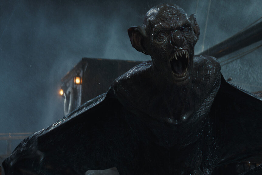 Javier Botet as Nosferatu in The Last Voyage of the Demeter (2023)