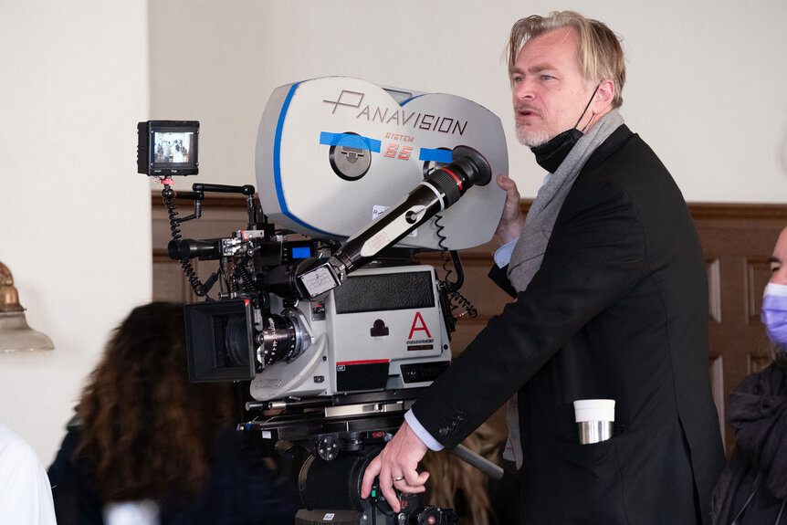 Christopher Nolan behind the camera.