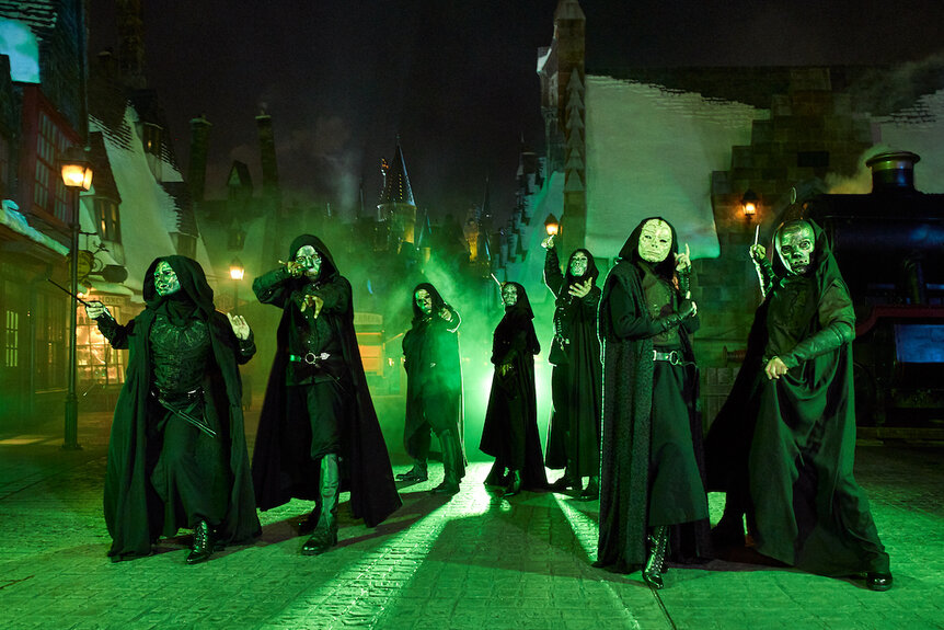 Death Eaters at Universal Studios Hollywood's 2023 Hollywood Horror Nights