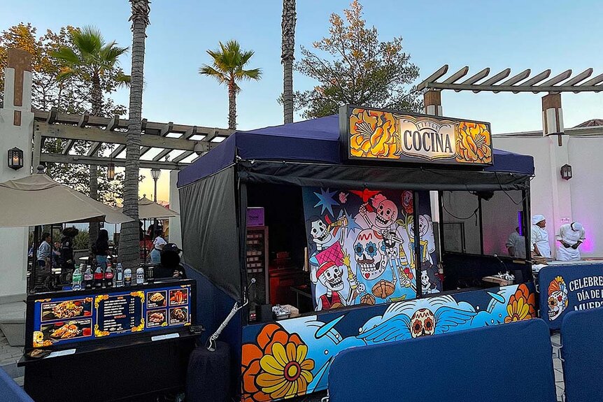 The Little Cocina bar at Halloween Horror Nights 2023 at Universal Studios Hollywood.