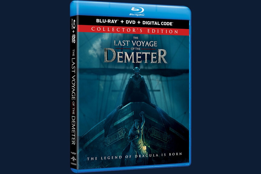 The Last Voyage of the Demeter (2023) Blu-Ray and DVD box set.