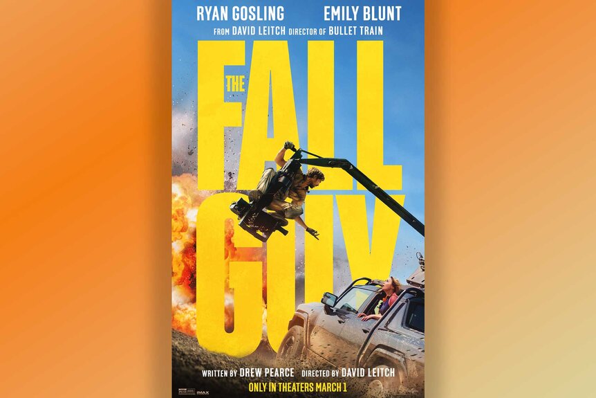 The movie poster for The Fall Guy