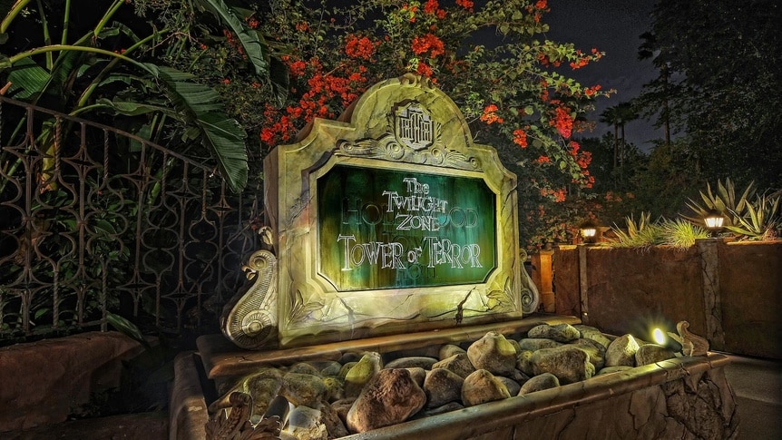 Twilight Zone Tower of Terror sign