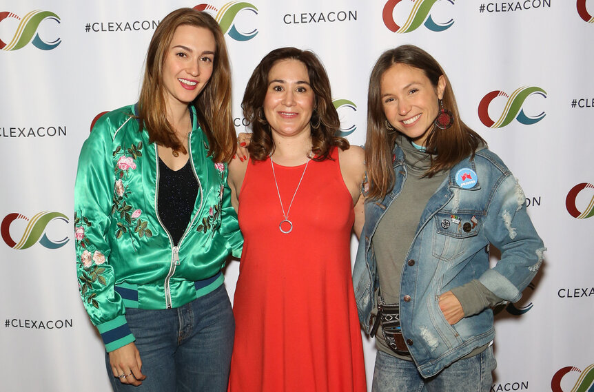 Emily Andras, Katherine Barrell, and Dominique Provost-Chalkley