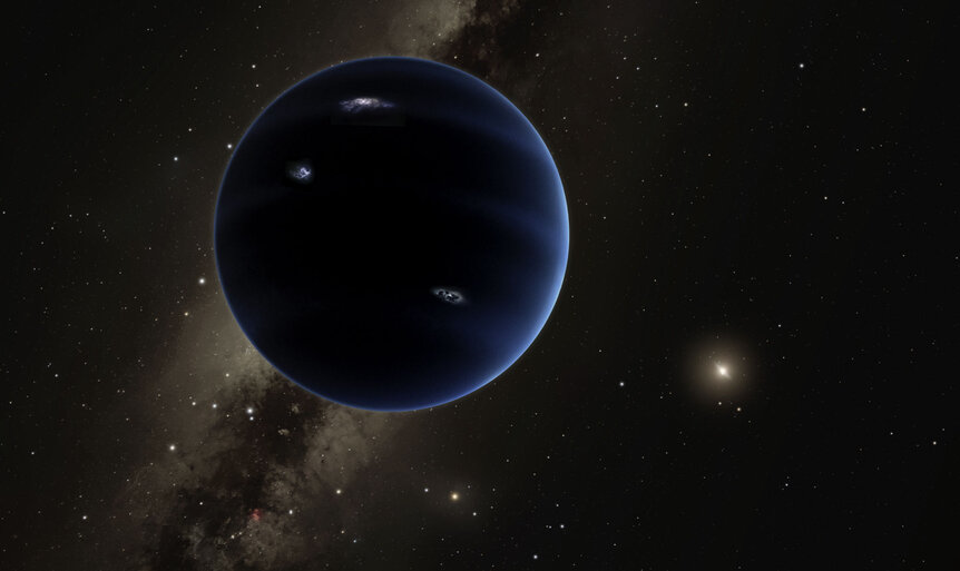 Artwork of a possible planet far, far away. Credit: Caltech/R. Hurt (IPAC)
