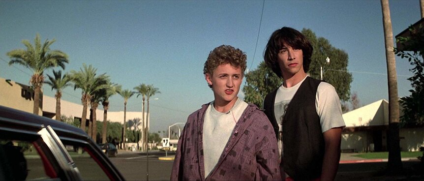 bill and ted street gaze