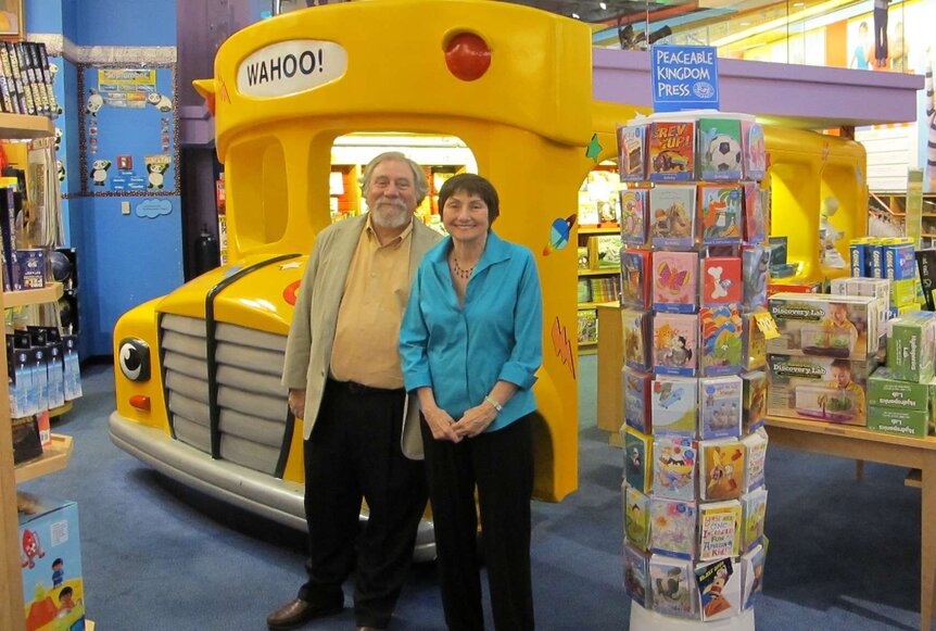 Bruce Degen & Joanna Cole at the Scholastic Store_Courtesy Scholastic.JPG