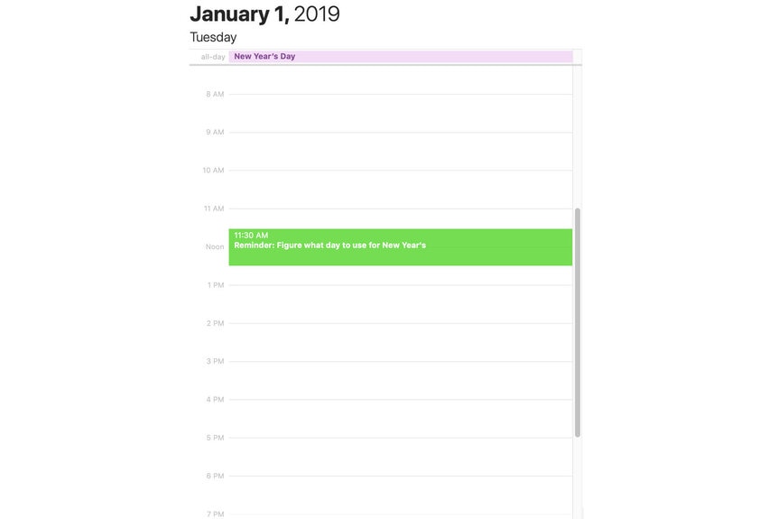 January 1st is as good a day as any to decide which day to decide on. Credit: Phil Plait / Steve Jobs